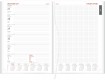 WNA4TB/TRK Kalendarz A4, Kraft z datą 3D łuk, tygodniowy